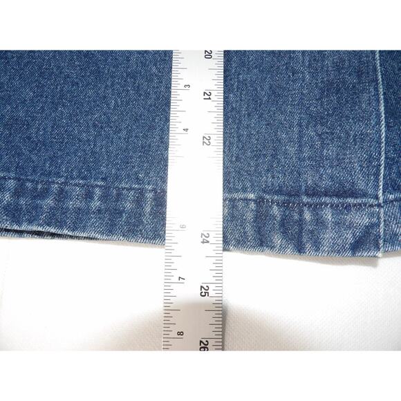 Dockers Denim Skirt Medium Large READ Knee Length Womens High Waisted Pencil V - Picture 9 of 16